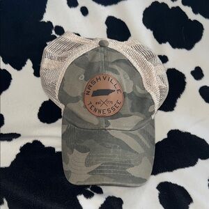 Blue 84 Nashville Tennessee Camo Mesh Trucker Hat